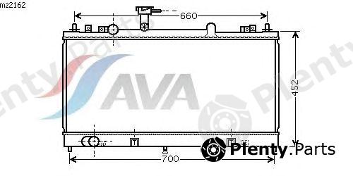  AVA QUALITY COOLING part MZ2162 Radiator, engine cooling