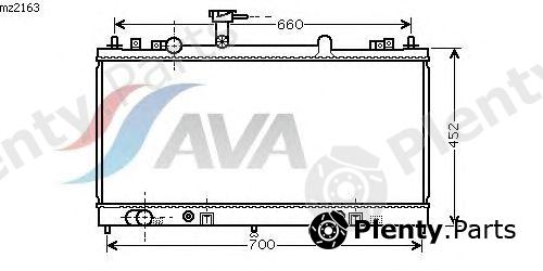  AVA QUALITY COOLING part MZ2163 Radiator, engine cooling