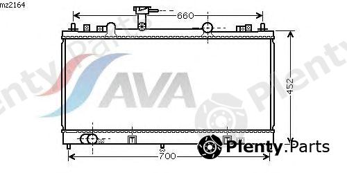  AVA QUALITY COOLING part MZ2164 Radiator, engine cooling