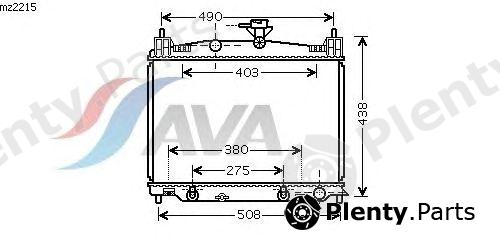  AVA QUALITY COOLING part MZ2215 Radiator, engine cooling