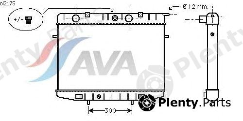  AVA QUALITY COOLING part OL2175 Radiator, engine cooling