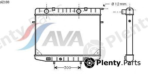  AVA QUALITY COOLING part OL2188 Radiator, engine cooling
