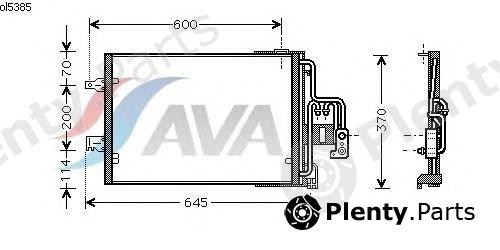  AVA QUALITY COOLING part OL5385 Condenser, air conditioning