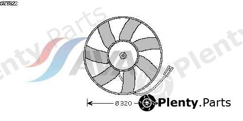  AVA QUALITY COOLING part OL7522 Fan, radiator