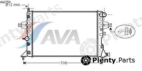  AVA QUALITY COOLING part OLA2254 Radiator, engine cooling