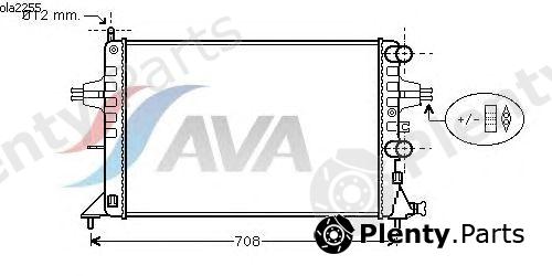  AVA QUALITY COOLING part OLA2255 Radiator, engine cooling