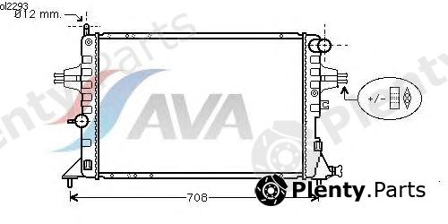  AVA QUALITY COOLING part OLA2293 Radiator, engine cooling