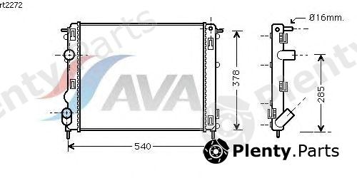  AVA QUALITY COOLING part RTA2272 Radiator, engine cooling