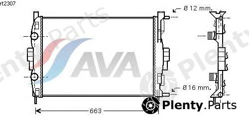  AVA QUALITY COOLING part RTA2307 Radiator, engine cooling