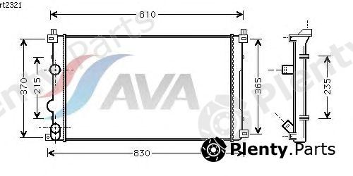  AVA QUALITY COOLING part RTA2321 Radiator, engine cooling