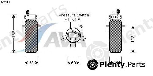  AVA QUALITY COOLING part RTD288 Dryer, air conditioning