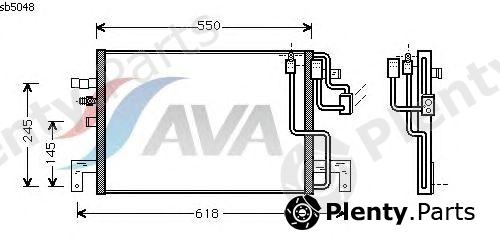  AVA QUALITY COOLING part SB5048 Condenser, air conditioning