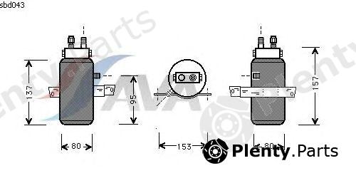  AVA QUALITY COOLING part SBD043 Dryer, air conditioning