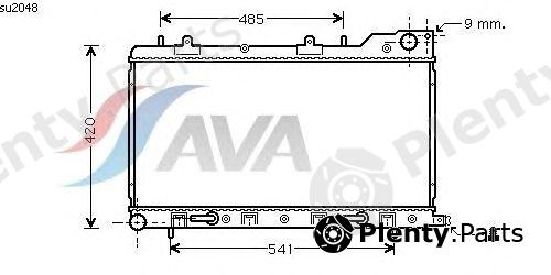  AVA QUALITY COOLING part SU2048 Radiator, engine cooling