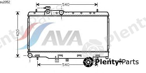  AVA QUALITY COOLING part SU2052 Radiator, engine cooling