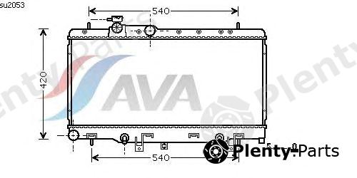  AVA QUALITY COOLING part SU2053 Radiator, engine cooling