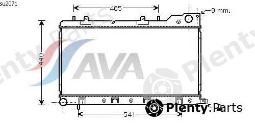  AVA QUALITY COOLING part SU2071 Radiator, engine cooling