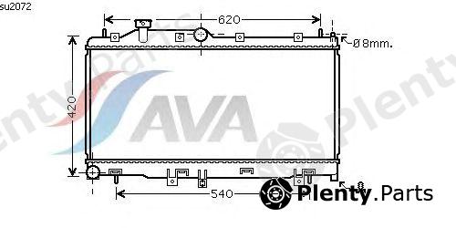  AVA QUALITY COOLING part SU2072 Radiator, engine cooling