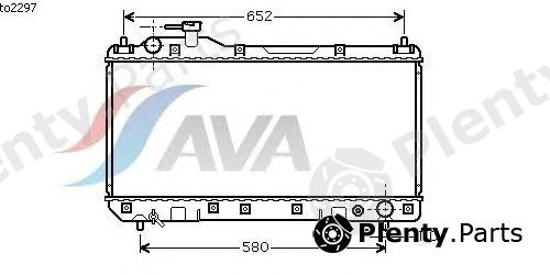  AVA QUALITY COOLING part TO2297 Radiator, engine cooling