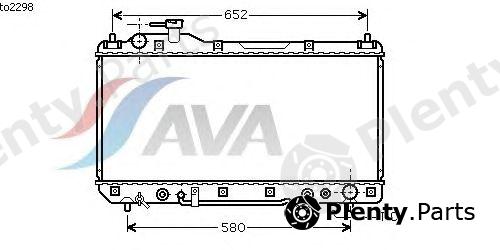  AVA QUALITY COOLING part TO2298 Radiator, engine cooling