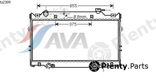  AVA QUALITY COOLING part TO2309 Radiator, engine cooling