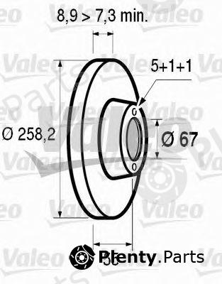  VALEO part 186184 Brake Disc