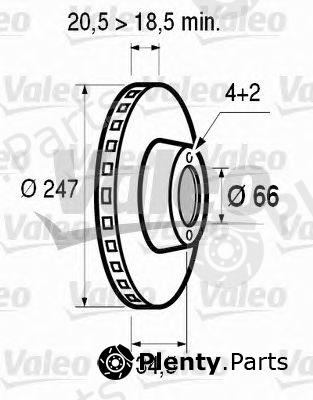  VALEO part 186194 Brake Disc