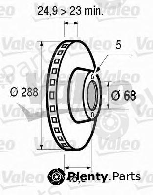  VALEO part 186271 Brake Disc