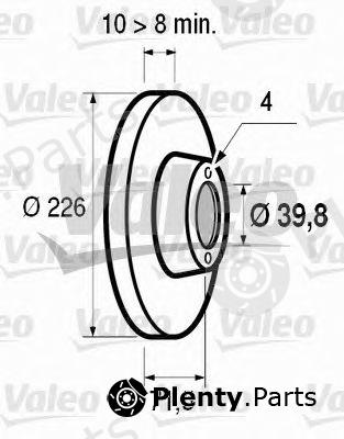  VALEO part 186288 Brake Disc