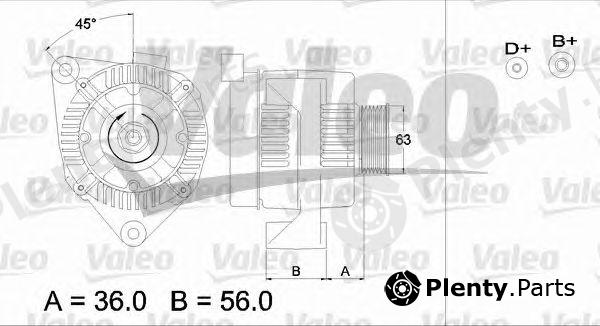  VALEO part 436668 Alternator