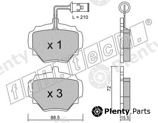  fri.tech. part 362.1 (3621) Brake Pad Set, disc brake