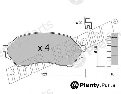  fri.tech. part 396.0 (3960) Brake Pad Set, disc brake