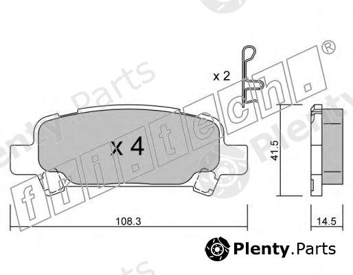  fri.tech. part 429.0 (4290) Brake Pad Set, disc brake