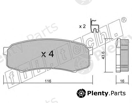  fri.tech. part 447.0 (4470) Brake Pad Set, disc brake