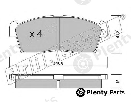  fri.tech. part 455.0 (4550) Brake Pad Set, disc brake