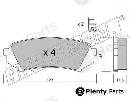  fri.tech. part 469.0 (4690) Brake Pad Set, disc brake