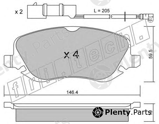  fri.tech. part 545.0 (5450) Brake Pad Set, disc brake