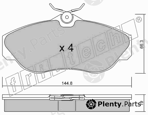  fri.tech. part 359.0 (3590) Brake Pad Set, disc brake