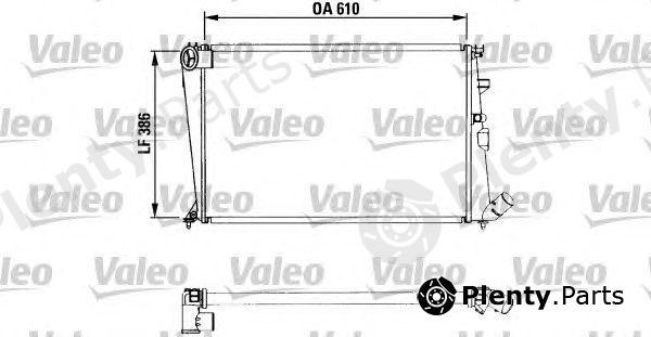  VALEO part 730958 Radiator, engine cooling