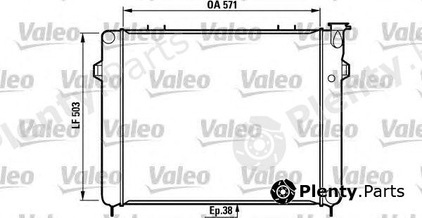  VALEO part 731719 Radiator, engine cooling