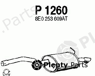  FENNO part P1260 End Silencer