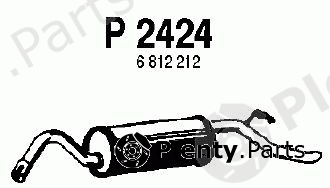  FENNO part P2424 End Silencer