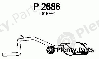  FENNO part P2686 End Silencer