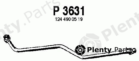  FENNO part P3631 Exhaust Pipe