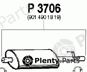  FENNO part P3706 Middle Silencer