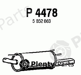  FENNO part P4478 End Silencer