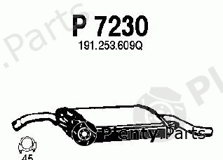  FENNO part P7230 End Silencer