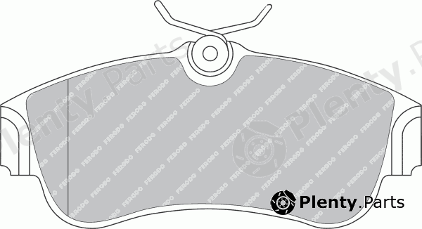  FERODO part FDB604 Brake Pad Set, disc brake