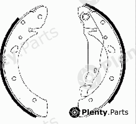  FERODO part FSB581 Brake Shoe Set