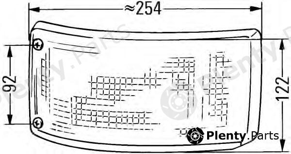  HELLA part 2BA004119-001 (2BA004119001) Indicator